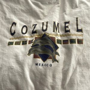 Cozumel Mexico shirt with Dolphins